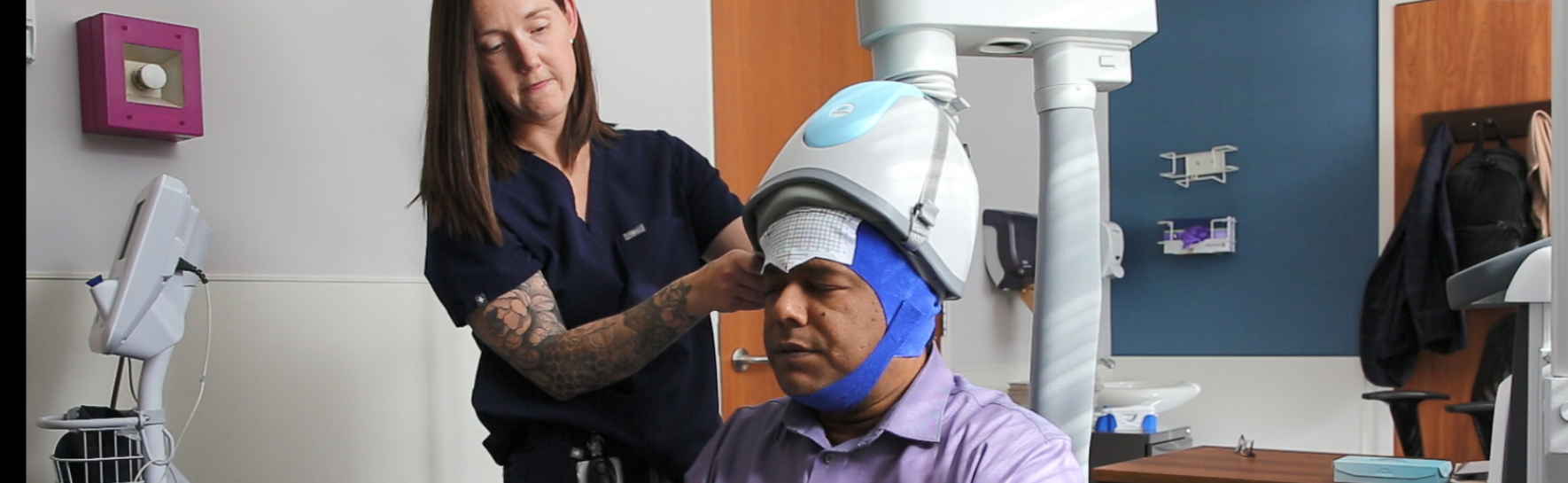 A patient receiving ECT at waypoint