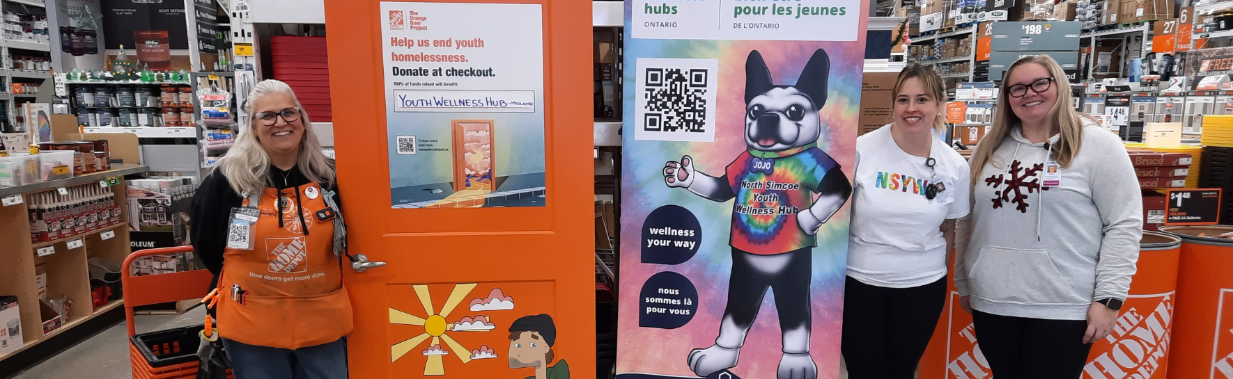 North Simcoe Youth Wellness Hub at HomeDeopt